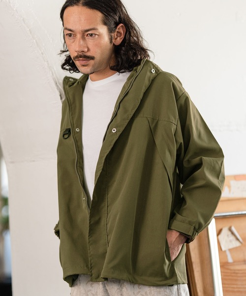 CAMBIO(カンビオ)の「mj9112-ショートマウンテンパーカー(マウンテンパーカー・メンズ・カーキ/ブラック・L/XL/M)」の7枚目の写真