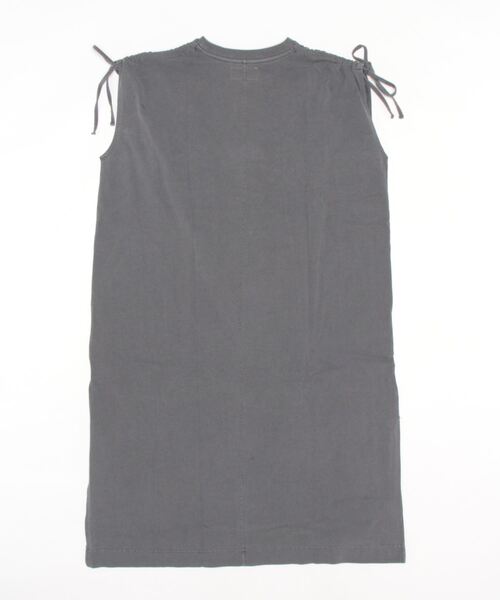 TOBILA（トビラ）の「無地コットン天竺コード刺繍ワンピース（ワンピース・レディース・スミクロ/オレンジ/ブルー・M）」の4枚目の写真