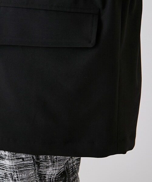 tk.TAKEO KIKUCHI(ティーケータケオキクチ)の「◆スタンドミリタリーベスト(ベスト・メンズ・ブラック/ホワイト・88)」の6枚目の写真