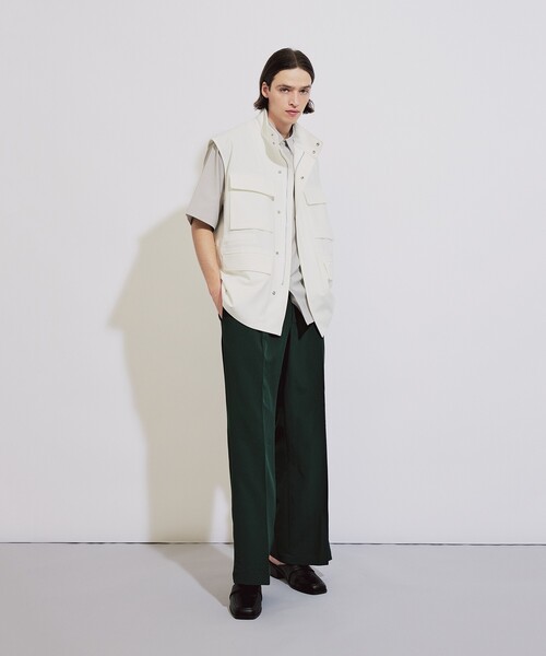 tk.TAKEO KIKUCHI(ティーケータケオキクチ)の「◆スタンドミリタリーベスト(ベスト・メンズ・ブラック/ホワイト・88)」の21枚目の写真