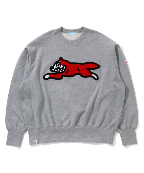 ICECREAM（アイスクリーム）の「CHENILLE LOGO SWEAT SHIRT（スウェット・メンズ・ブラック/グレー/ピンク・LARGE/MEDIUM/X-LARGE/SMALL）」の2枚目の写真