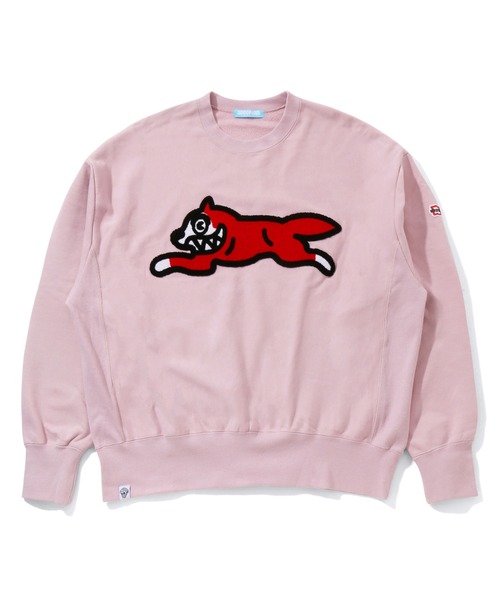 ICECREAM（アイスクリーム）の「CHENILLE LOGO SWEAT SHIRT（スウェット・メンズ・ブラック/グレー/ピンク・LARGE/MEDIUM/X-LARGE/SMALL）」の3枚目の写真