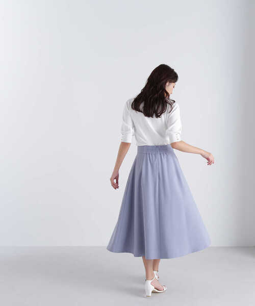 NATURAL BEAUTY BASIC（ナチュラルビューティーベーシック）の「◇ボウタイニット（ニット/セーター・レディース・オレンジ/オフホワイト/ブラック/ライトグリーン・FREE）」の17枚目の写真