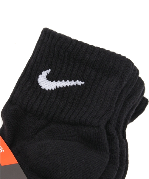 NIKE（ナイキ）の「☆☆NIKE(ナイキ): 3P SOCKS（ソックス/靴下・メンズ・ホワイト/ブラック・ONE SIZE）」の3枚目の写真