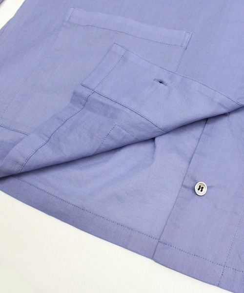 RNA-N（アールエヌエーエヌ）の「M2043 カットソースリーブシャツカーデ（カーディガン/ボレロ・レディース・ライトグレー/ブラック/ブルー・MEDIUM）」の18枚目の写真