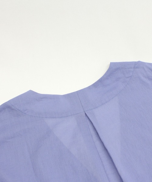 RNA-N（アールエヌエーエヌ）の「M2043 カットソースリーブシャツカーデ（カーディガン/ボレロ・レディース・ライトグレー/ブラック/ブルー・MEDIUM）」の8枚目の写真