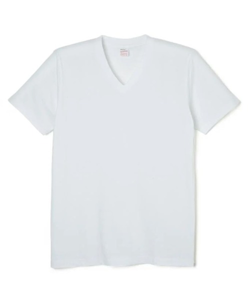 Healthknit(ヘルスニット)の「【Healthknit】2-2202 2枚セット パック入り ベーシックVネックコットンTシャツ 半袖 5.2oz(Tシャツ/カットソー・メンズ・ホワイト/ブラック/ネイビー/チャコールグレー・M/S/L)」の5枚目の写真