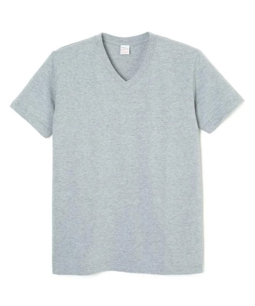 Healthknit(ヘルスニット)の「【Healthknit】2-2202 2枚セット パック入り ベーシックVネックコットンTシャツ 半袖 5.2oz(Tシャツ/カットソー・メンズ・ホワイト/ブラック/ネイビー/チャコールグレー・M/S/L)」の11枚目の写真