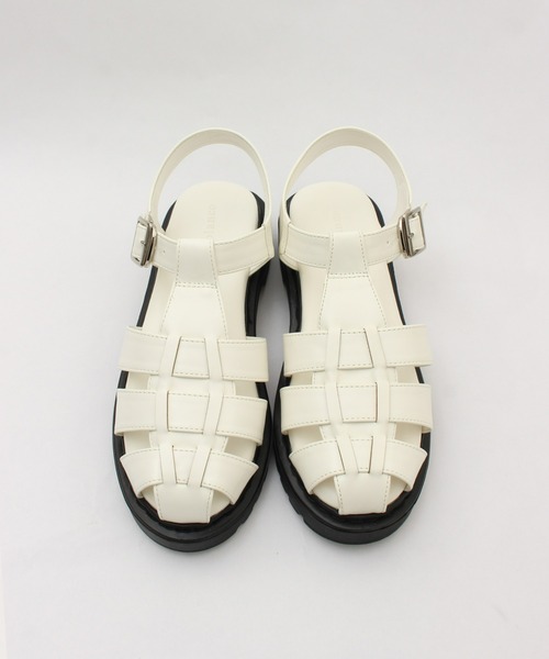 Piedi Nudi(ピエディヌーディ)の「【MIIYOU】グルカサンダル(サンダル・レディース・アイボリー/ブラック・S/M/L)」の9枚目の写真