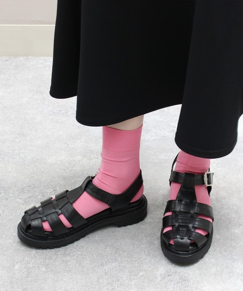 Piedi Nudi(ピエディヌーディ)の「【MIIYOU】グルカサンダル(サンダル・レディース・アイボリー/ブラック・S/M/L)」の3枚目の写真