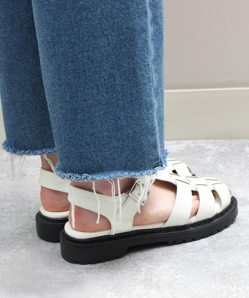 Piedi Nudi(ピエディヌーディ)の「【MIIYOU】グルカサンダル(サンダル・レディース・アイボリー/ブラック・S/M/L)」の7枚目の写真