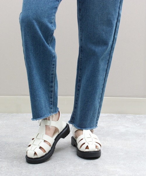Piedi Nudi(ピエディヌーディ)の「【MIIYOU】グルカサンダル(サンダル・レディース・アイボリー/ブラック・S/M/L)」の18枚目の写真