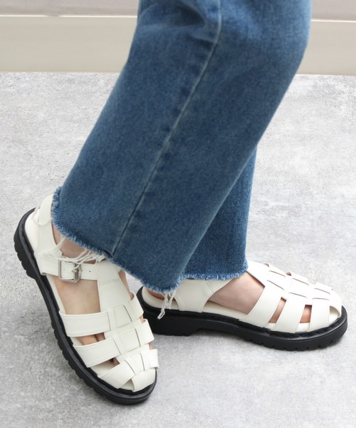 Piedi Nudi(ピエディヌーディ)の「【MIIYOU】グルカサンダル(サンダル・レディース・アイボリー/ブラック・S/M/L)」の20枚目の写真