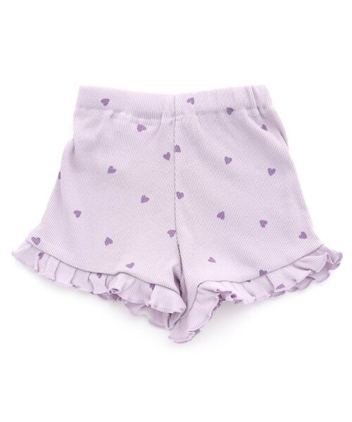 BREEZE（ブリーズ）の「ぺチパン（レギンス/スパッツ・キッズ・ブラック/ラベンダー・110/90/130）」の6枚目の写真