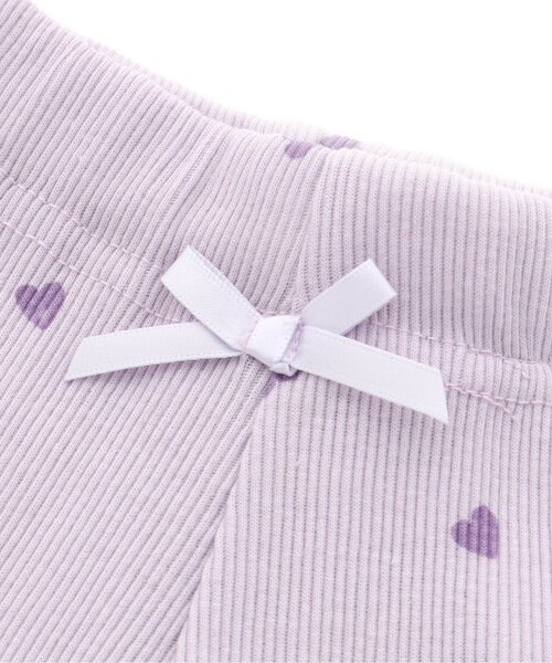 BREEZE（ブリーズ）の「ぺチパン（レギンス/スパッツ・キッズ・ブラック/ラベンダー・110/90/130）」の5枚目の写真