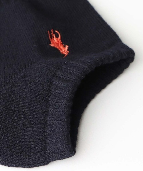 POLO RALPH LAUREN(ポロ ラルフ ローレン)の「【3足セット】POLO RALPH LAUREN メンズ 足底パイル アーチサポート ワンポイント スニーカーソックス 92009912(ソックス/靴下・メンズ・ブラック/マルチ/ホワイト・25-27CM)」の7枚目の写真