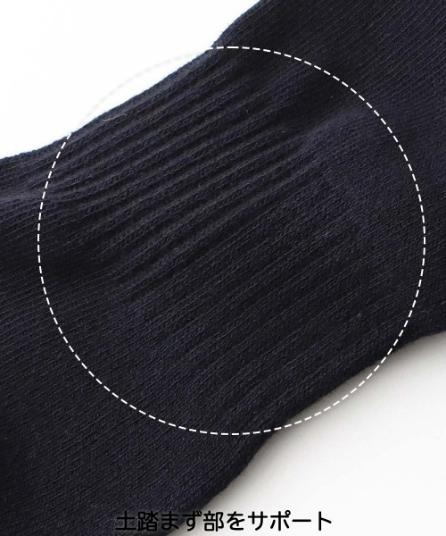 POLO RALPH LAUREN(ポロ ラルフ ローレン)の「【3足セット】POLO RALPH LAUREN メンズ 足底パイル アーチサポート ワンポイント スニーカーソックス 92009912(ソックス/靴下・メンズ・ブラック/マルチ/ホワイト・25-27CM)」の8枚目の写真