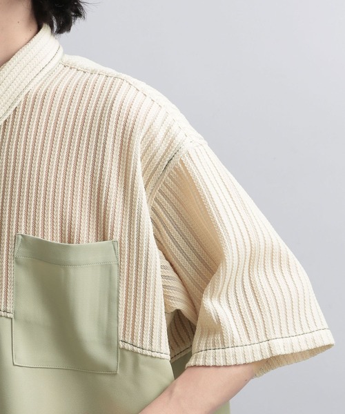 HARE（ハレ）の「レースキリカエステッチシャツ(HARE)（シャツ