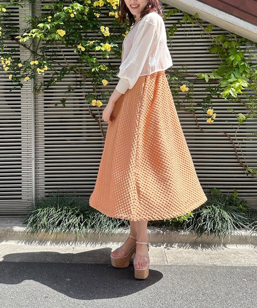 one way(ワンウェイ)の「ショートシアーニット2wayカーデ(カーディガン/ボレロ・レディース・ライトイエロー/ライトピンク/ホワイト/ブラック・FREE)」の14枚目の写真