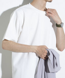 GLOSTER | 【GLOSTER/グロスター】ふくれジャガード リンクス半袖Tシャツ(Tシャツ/カットソー)