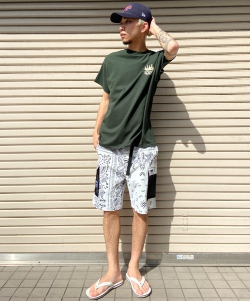 KAVU（カブー）の「KAVU/カブー バックプリントTシャツ イラストTee/クルーネック半袖Tシャツ Coffee Tee  19821854（Tシャツ/カットソー・メンズ・ベージュ/グリーン・XL/L/M）」の15枚目の写真