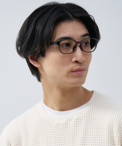 Zoff(ゾフ)の「ウェリントン型 メガネ|軽量|BASIC(ベーシック)(メガネ・メンズ・ダークグリーン/ブラック/ネイビー/ダークブラウン・FREE)」の19枚目の写真