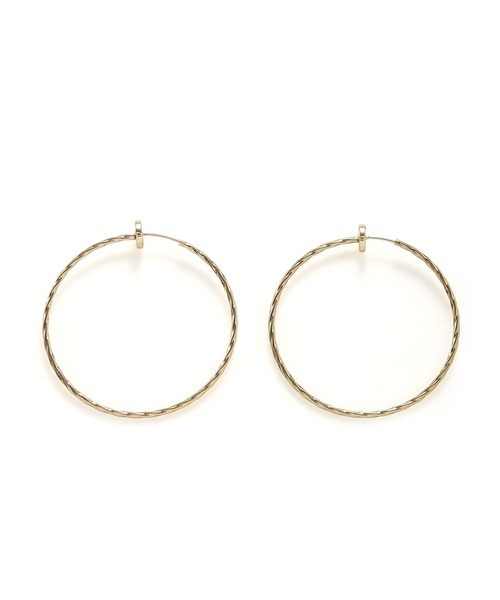 SNIDEL(スナイデル)の「ノンホールフープイヤリング(イヤリング・レディース・シルバー/ゴールド・FREE)」の2枚目の写真