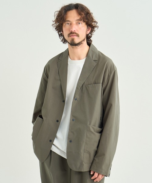 NANGA(ナンガ)の「DotAir COMFY JACKET/ドットエアコンフィージャケット(テーラードジャケット・メンズ・ブラック/ベージュ/カーキ/ブラック系その他・L/M/XL/S)」の4枚目の写真