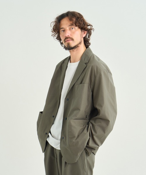 NANGA(ナンガ)の「DotAir COMFY JACKET/ドットエアコンフィージャケット(テーラードジャケット・メンズ・ブラック/ベージュ/カーキ/ブラック系その他・L/M/XL/S)」の17枚目の写真