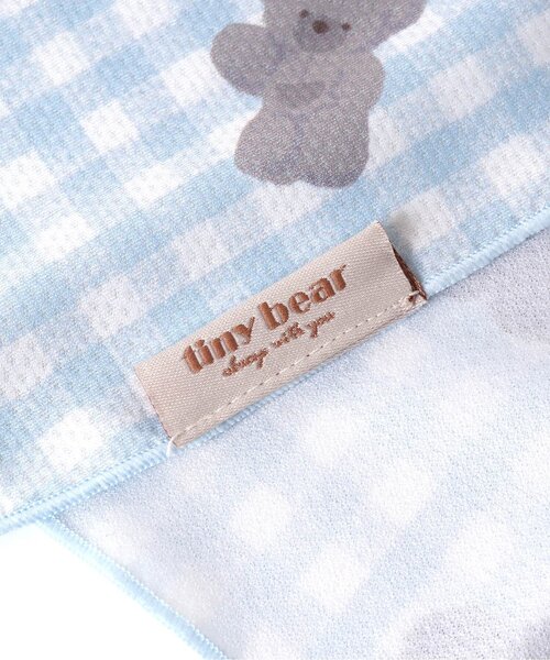 apres les cours（アプレレクール）の「tiny bear ひんやりタオル（アウトドアグッズ・キッズ・クリーム/サックスブルー・FREE）」の3枚目の写真