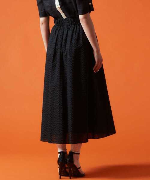 Tiara（ティアラ）の「タックロングスカート（スカート・レディース・ブラック/ホワイト/グリーン・M/S/3/2）」の14枚目の写真