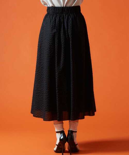 Tiara（ティアラ）の「タックロングスカート（スカート・レディース・ブラック/ホワイト/グリーン・M/S/3/2）」の17枚目の写真