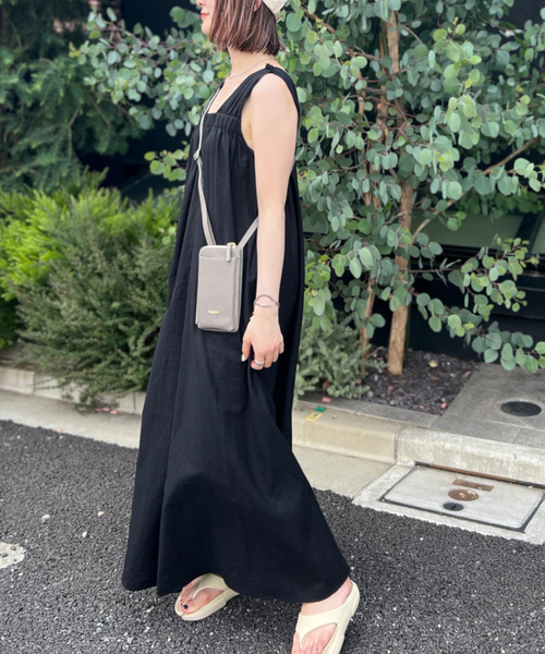 LOWELL things（ロウェル　シングス）の「SOEUR/レザーポシェットスマホミニショルダー（トートバッグ・レディース・シルバー/グレー/ブラック・フリー）」の16枚目の写真