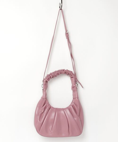 Olu.(オルドット)の「2wayフェイクレザーホーボーバッグ(ショルダーバッグ・レディース・ブラウン系その他/ピンク・FREE)」の11枚目の写真