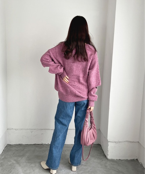 Olu.(オルドット)の「2wayフェイクレザーホーボーバッグ(ショルダーバッグ・レディース・ブラウン系その他/ピンク・FREE)」の6枚目の写真