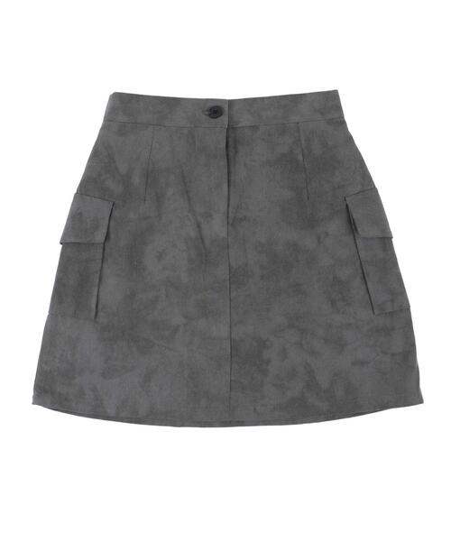 Figments(フィグメンツ)の「タイダイカーゴミニスカート(スカート・レディース・ブルー/ブラック・FREE)」の9枚目の写真