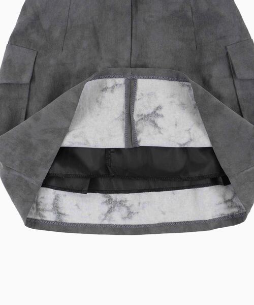 Figments(フィグメンツ)の「タイダイカーゴミニスカート(スカート・レディース・ブルー/ブラック・FREE)」の12枚目の写真