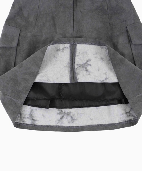 Figments(フィグメンツ)の「タイダイカーゴミニスカート(スカート・レディース・ブルー/ブラック・FREE)」の20枚目の写真