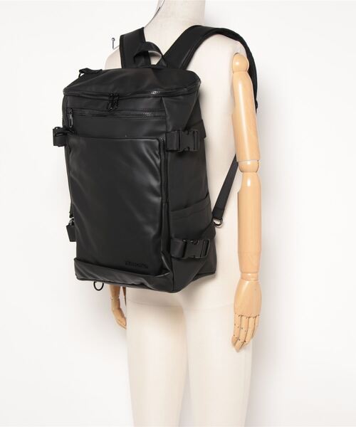 florist（フローリスト）の「【A4収納/防水加工】【2WAYデザイン】スマートカジュアルボックスショルダーバッグ/リュックサック（バックパック/リュック・メンズ・ネイビー/グレー/ブラック・FREE）」の9枚目の写真