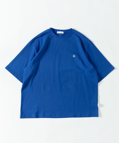 MUHET(ミュエータ)の「ロゴ刺繍Tシャツ(Tシャツ/カットソー・レディース・オレンジ系その他/ブルー/オフホワイト/ブラック・MEDIUM/X-LARGE)」の18枚目の写真