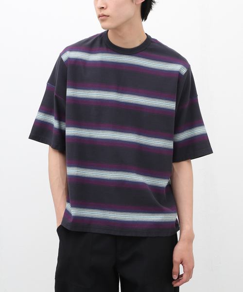 セール】【FILL THE BILL/ フィルザビル】OMBRE BORDER TEE（T