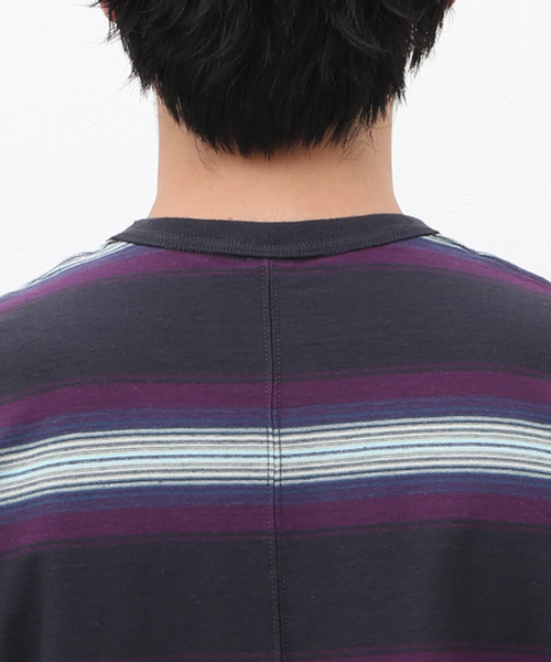 セール】【FILL THE BILL/ フィルザビル】OMBRE BORDER TEE（T