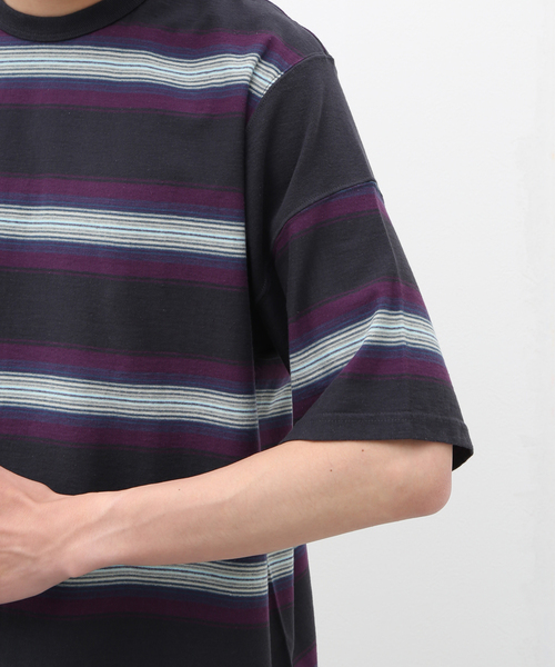 セール】【FILL THE BILL/ フィルザビル】OMBRE BORDER TEE（T