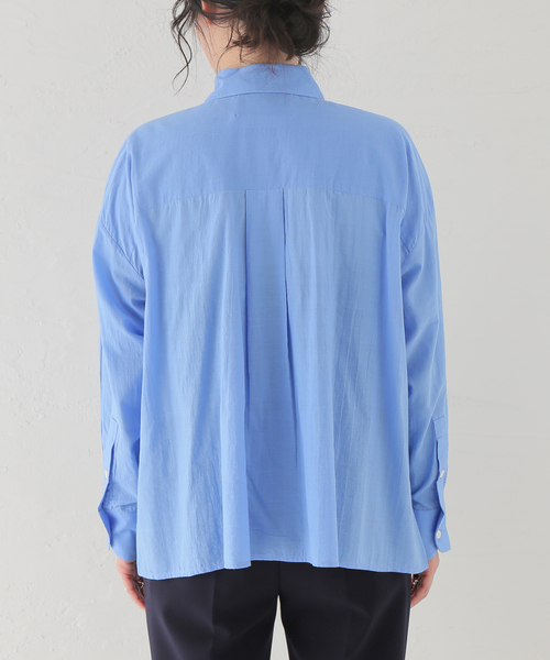 mii（ミー）の「【Mii / ミイ】 HANDEMBROIDERED COTTON SHIRT：シャツ（シャツ/ブラウス・レディース・サックスブルー・SMALL）」の18枚目の写真