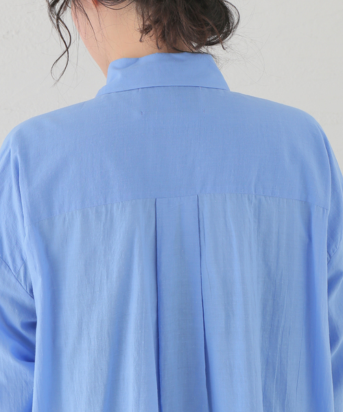mii（ミー）の「【Mii / ミイ】 HANDEMBROIDERED COTTON SHIRT：シャツ（シャツ/ブラウス・レディース・サックスブルー・SMALL）」の16枚目の写真