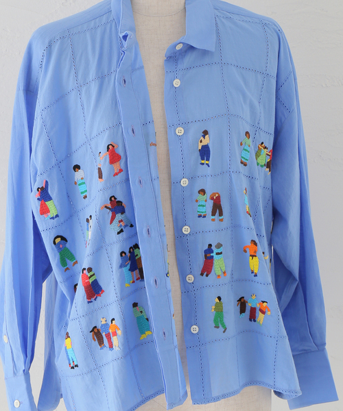 mii（ミー）の「【Mii / ミイ】 HANDEMBROIDERED COTTON SHIRT：シャツ（シャツ/ブラウス・レディース・サックスブルー・SMALL）」の15枚目の写真