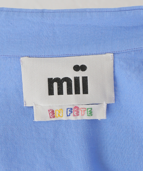 mii（ミー）の「【Mii / ミイ】 HANDEMBROIDERED COTTON SHIRT：シャツ（シャツ/ブラウス・レディース・サックスブルー・SMALL）」の17枚目の写真
