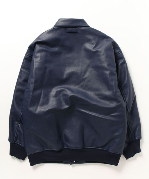FAT COOPERS レザージャケット F.A.T. COOPERS SKINNY レザージャケット L ネイビー