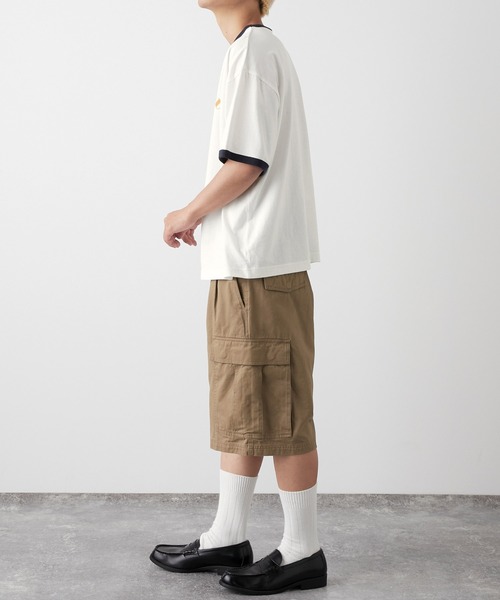 MONO-MART LADY'S(モノマートレディース)の「ヴィンテージライクシンボルマークグラフィックリンガーTシャツ(Tシャツ/カットソー・レディース・オフホワイト/アイボリー系/ベージュ系/オートミール・FREE)」の9枚目の写真