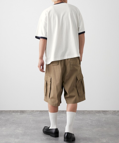 MONO-MART LADY'S(モノマートレディース)の「ヴィンテージライクシンボルマークグラフィックリンガーTシャツ(Tシャツ/カットソー・レディース・オフホワイト/アイボリー系/ベージュ系/オートミール・FREE)」の10枚目の写真
